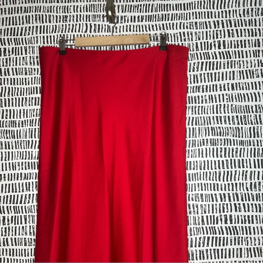 J. Crew Red A-Line Skirt
